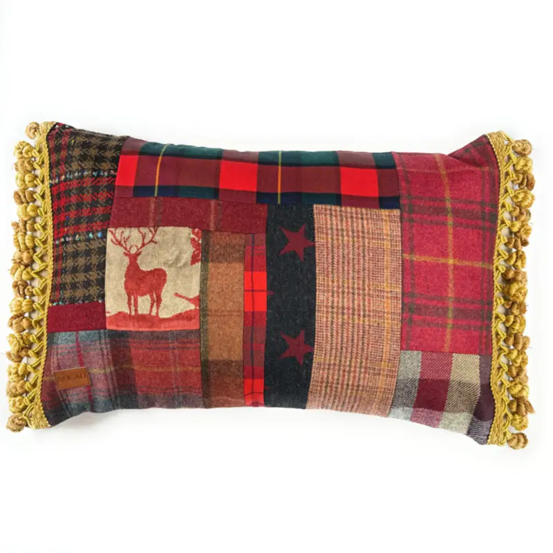 Scottish cushion with stag
