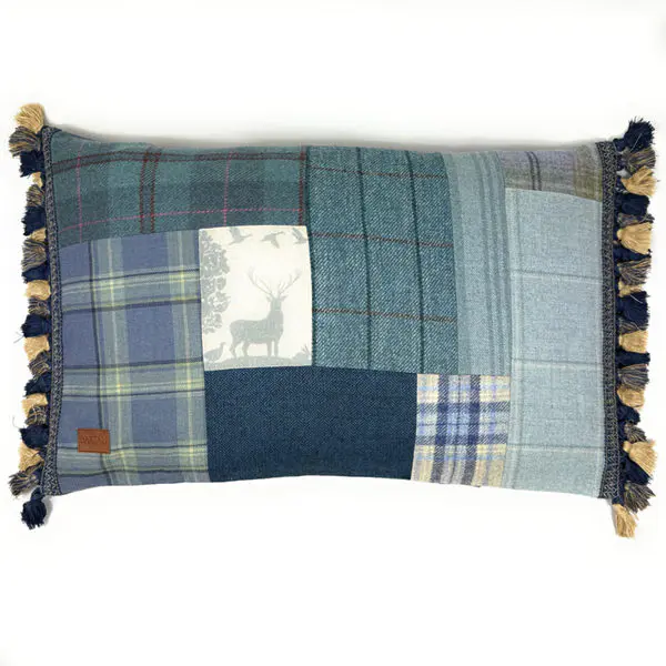 Scottish cushion with stag