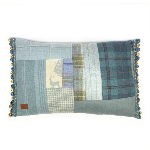 Scottish cushion with stag