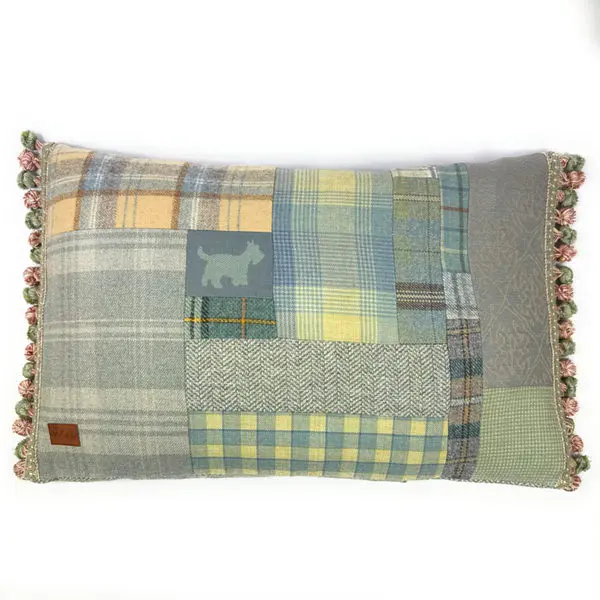 Scottish cushion with scotty dog