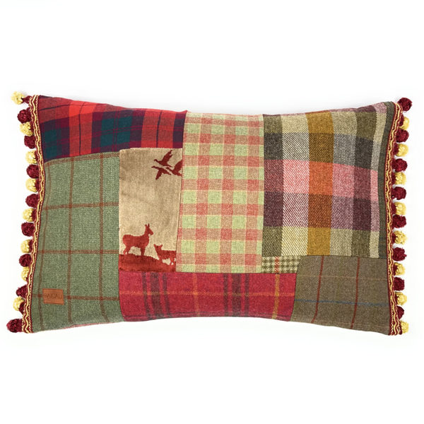 Scottish cushion with deer