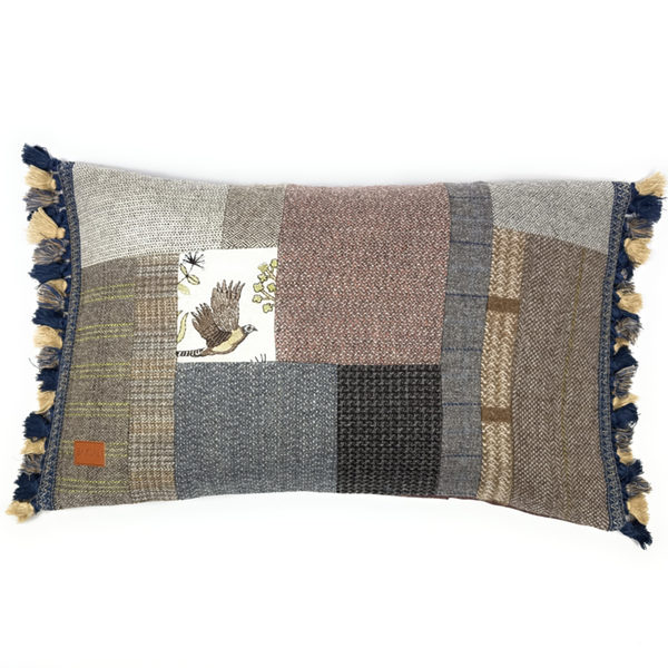 Scottish wool cushion