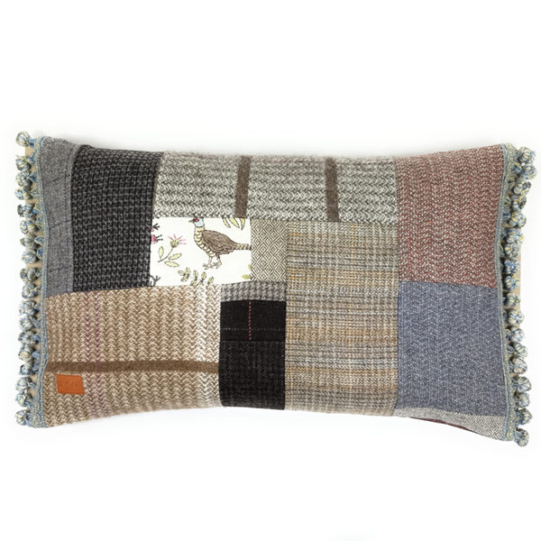 Scottish wool cushion