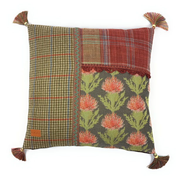 Scottish cushion with Thistle