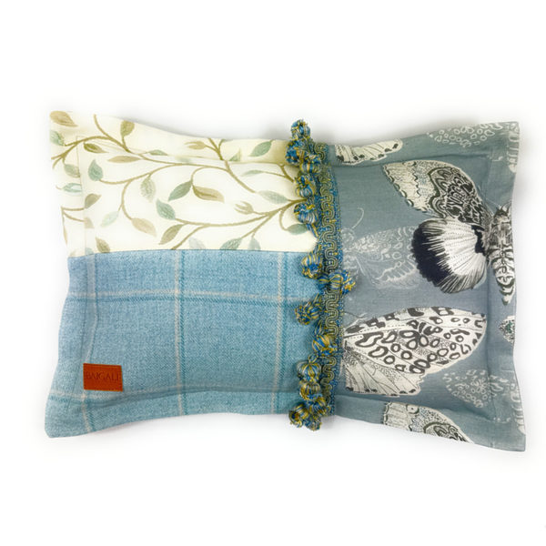 Scottish cushion with butterflies