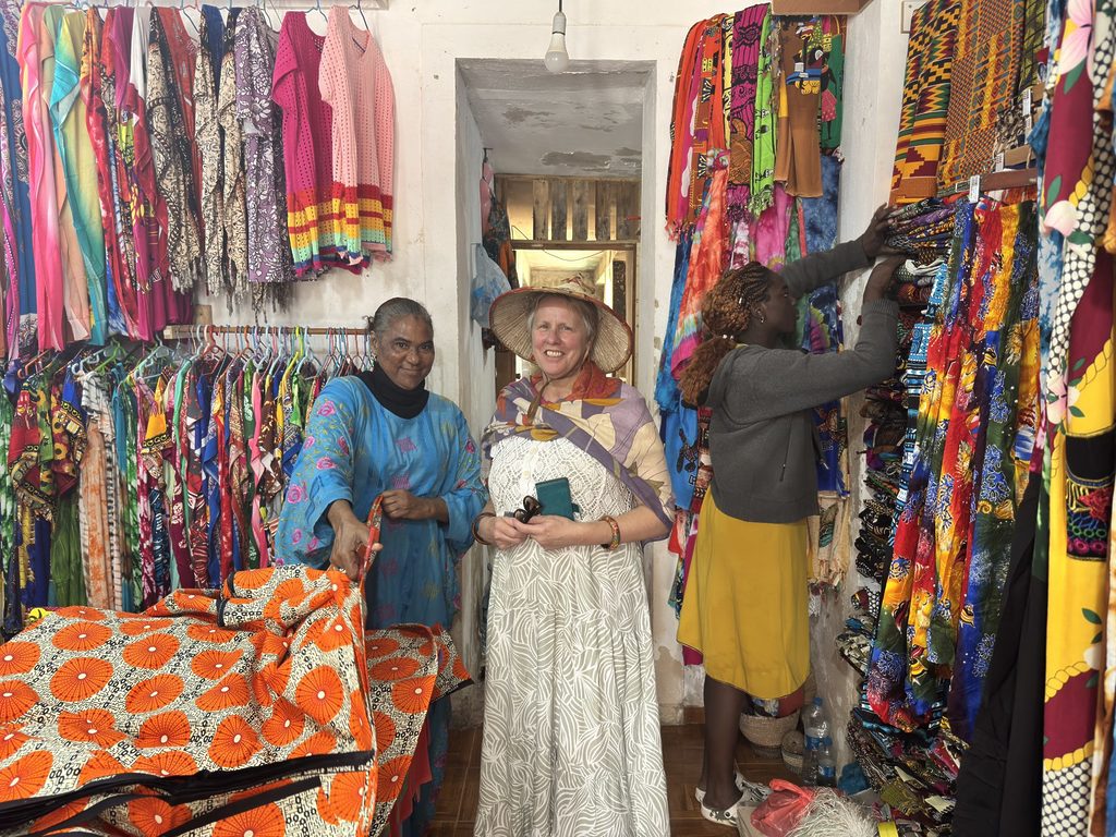 My love of buying fabric - Cabo Verde