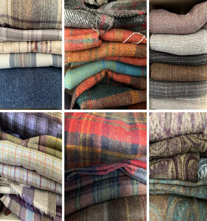 Fabric selection Baigali Designs