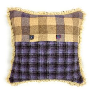 Luxury Designer 100% British soft wool cushion Designed and Handmade in Scotland by Baigali Designs® Tweed Scatter Cushion Perfect Gift